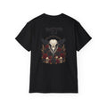 Dark Gothic Skull and Raven Graphic Tee
