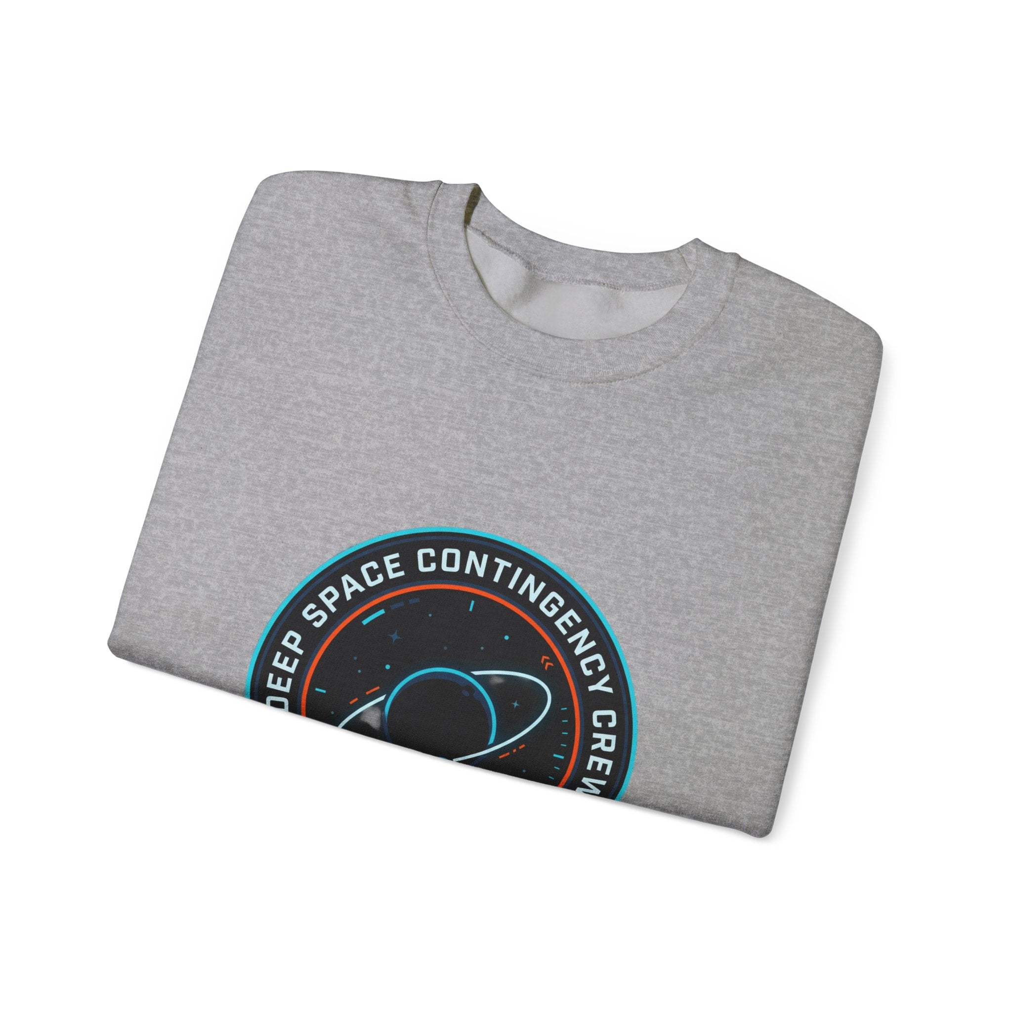 Deep Space Contingency Crew Patch Sweatshirt | hard sci‑fi, mission patch