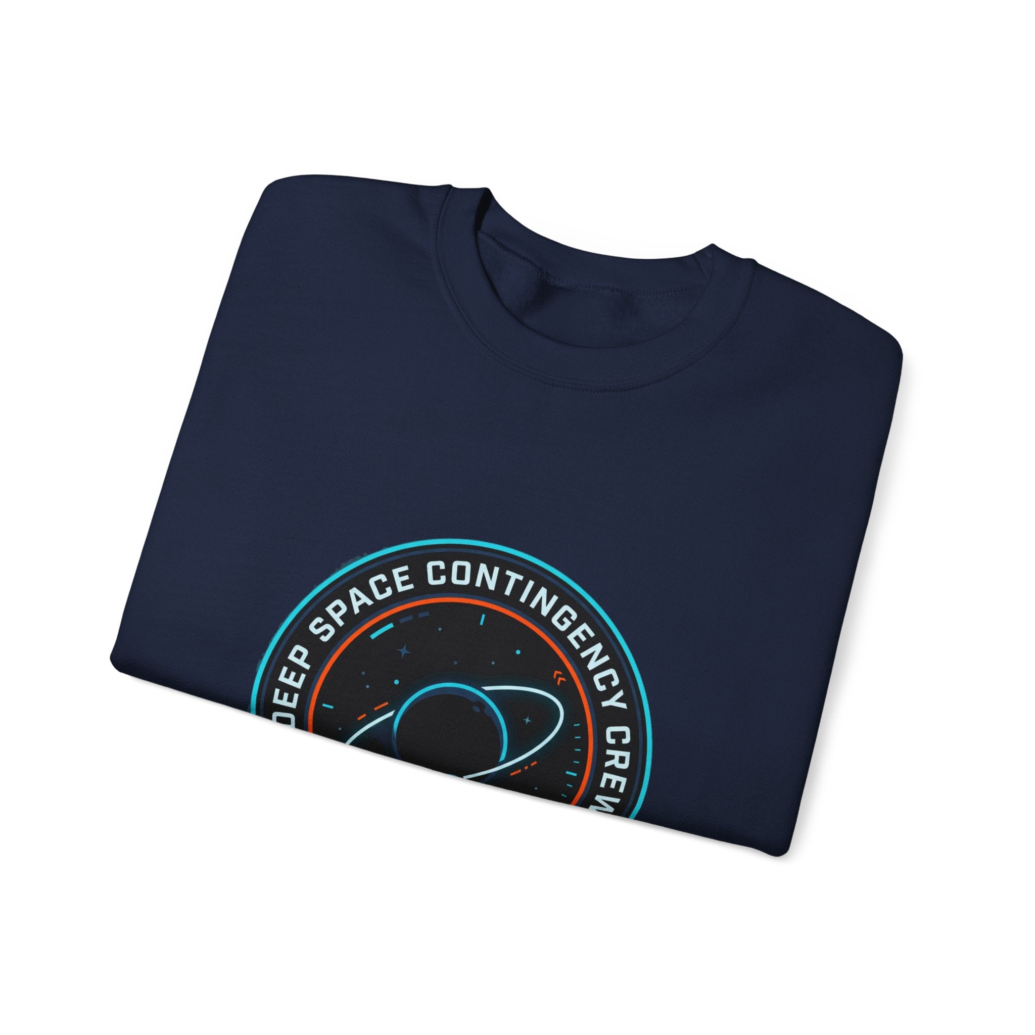 Deep Space Contingency Crew Patch Sweatshirt | hard sci‑fi, mission patch