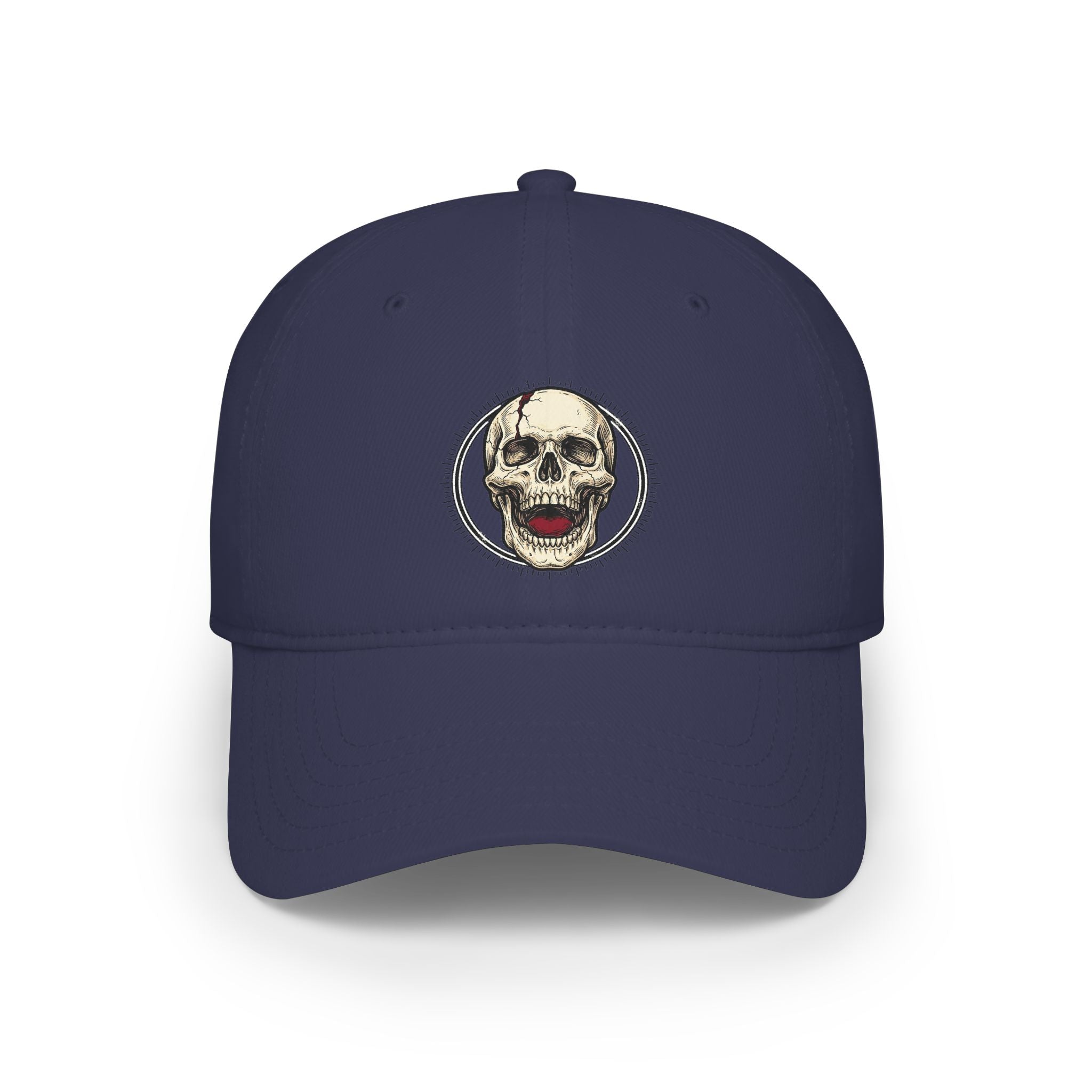 Gothic Skull Low Profile Baseball Cap