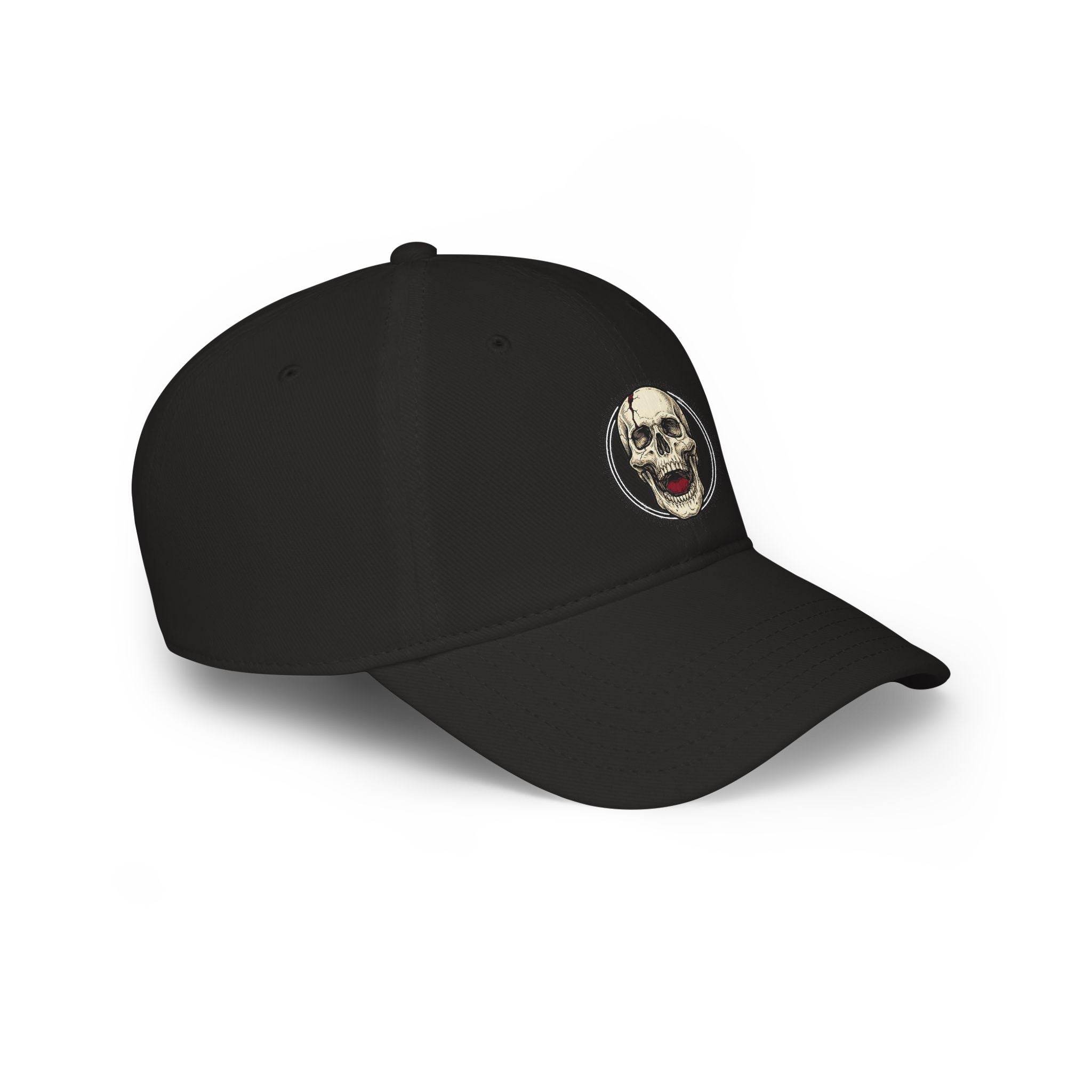 Gothic Skull Low Profile Baseball Cap