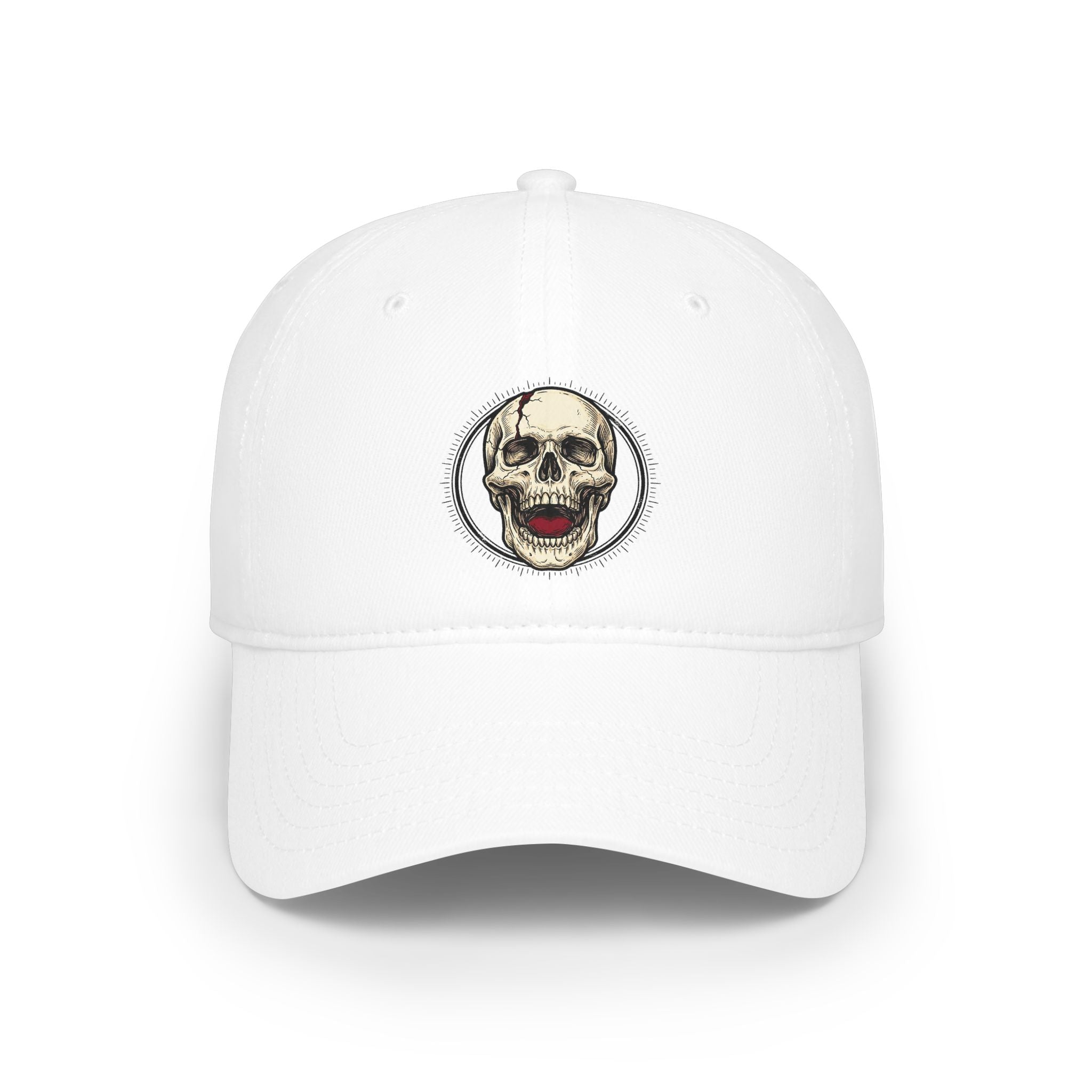 Gothic Skull Low Profile Baseball Cap