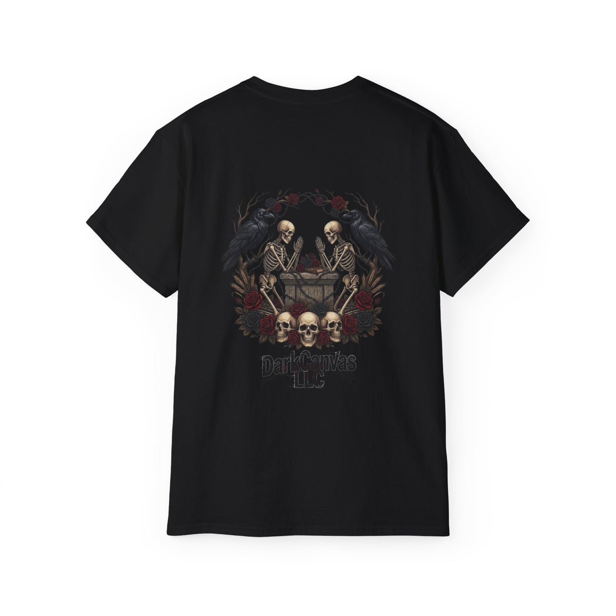 Dark Gothic Skull Tarot Tee