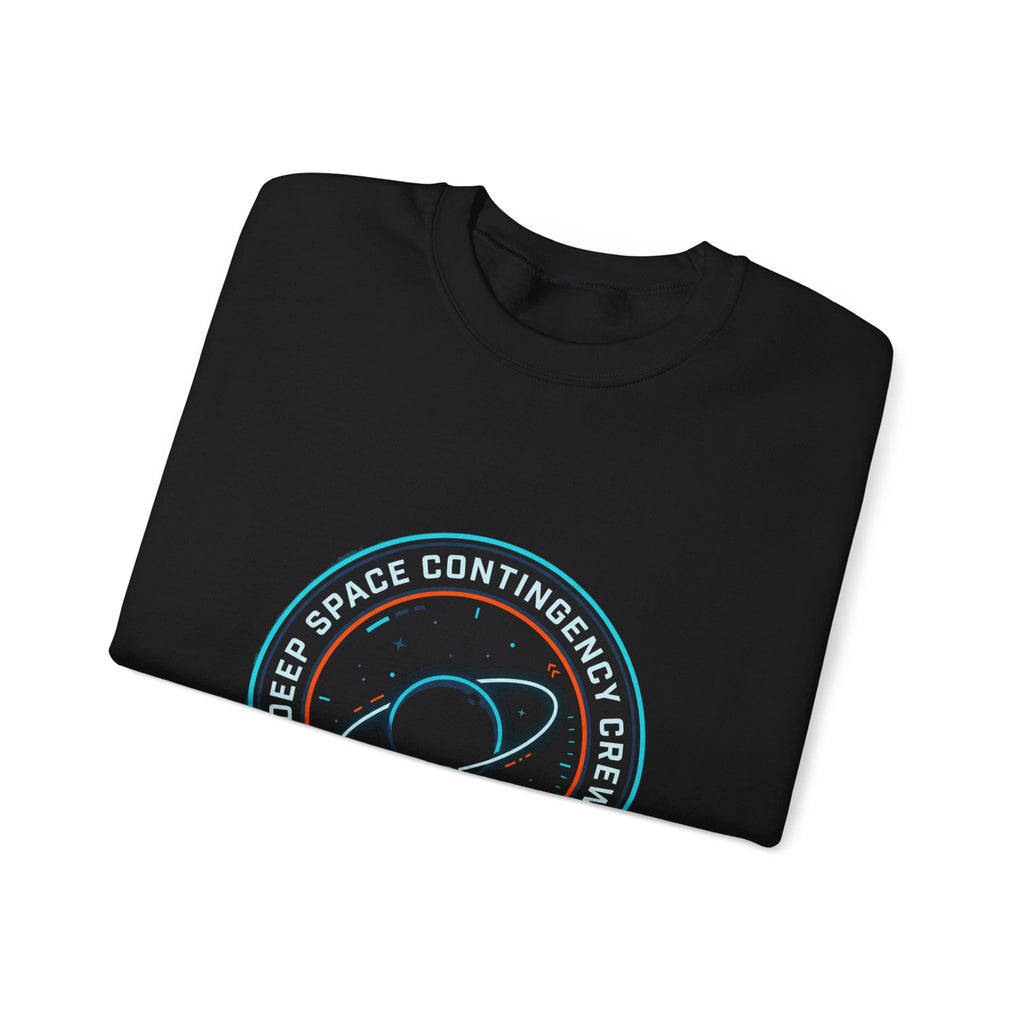 Deep Space Contingency Crew Patch Sweatshirt | hard sci‑fi, mission patch