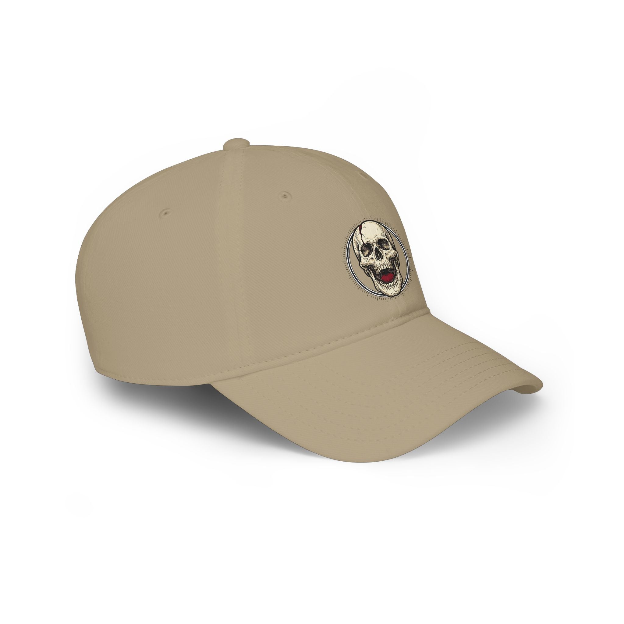 Gothic Skull Low Profile Baseball Cap