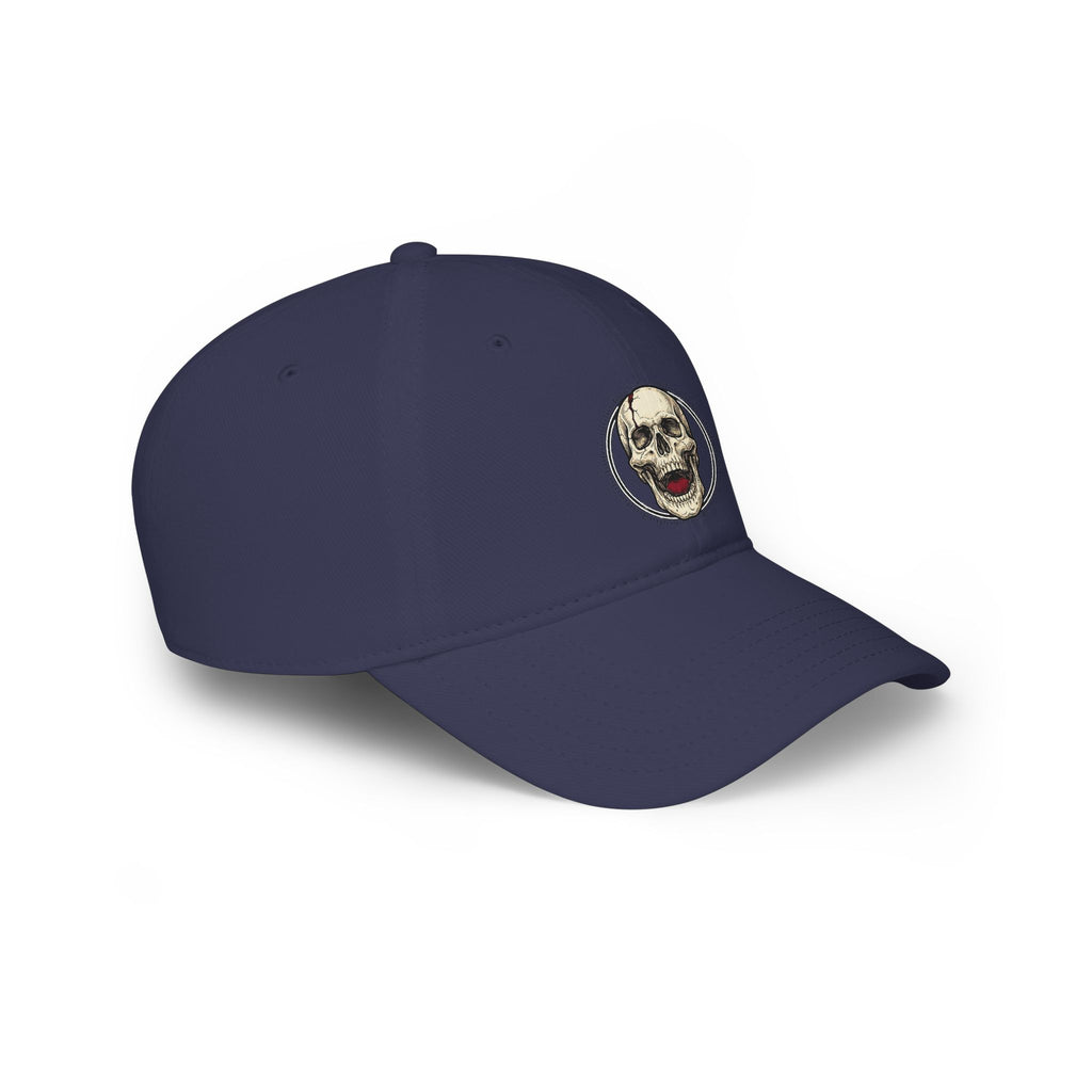 Gothic Skull Low Profile Baseball Cap