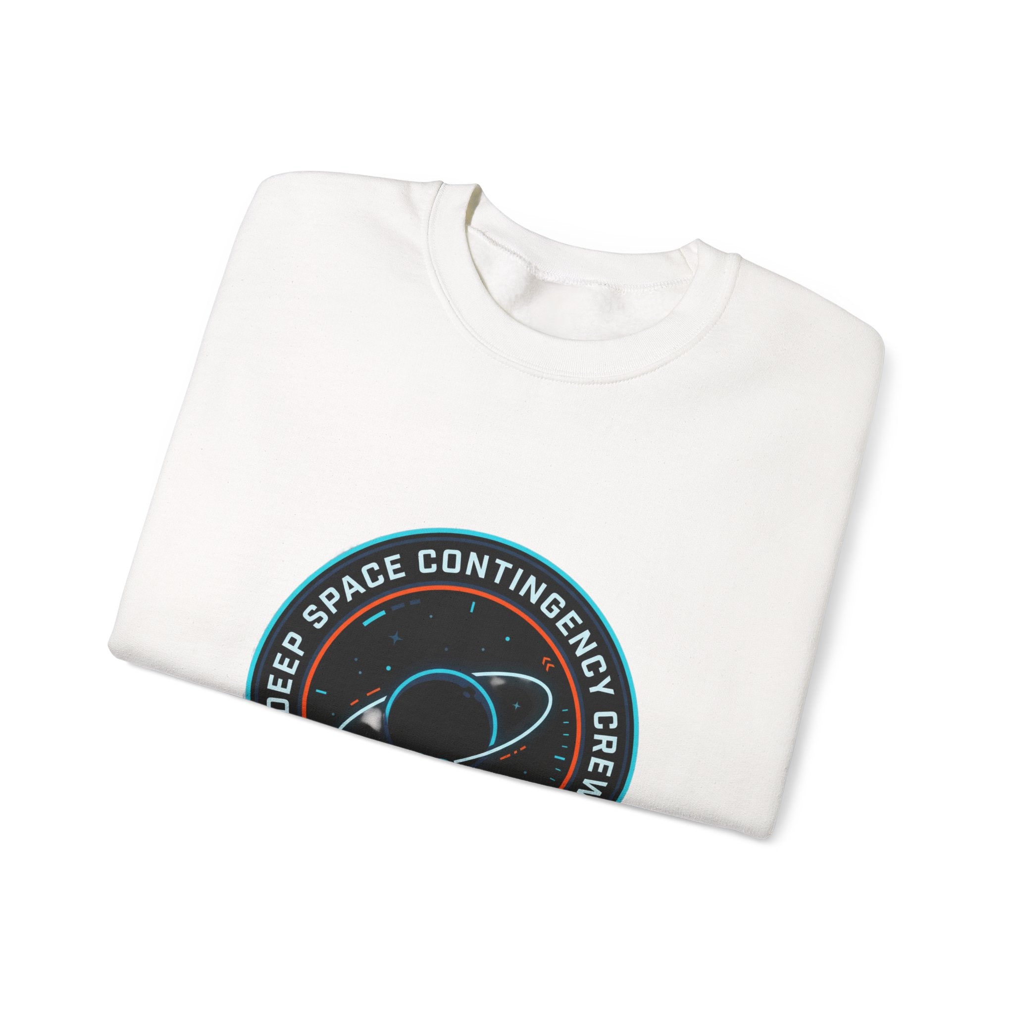 Deep Space Contingency Crew Patch Sweatshirt | hard sci‑fi, mission patch