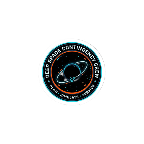 Deep Space Contingency Crew Kiss-Cut Stickers | mission patch, hard sci-fi