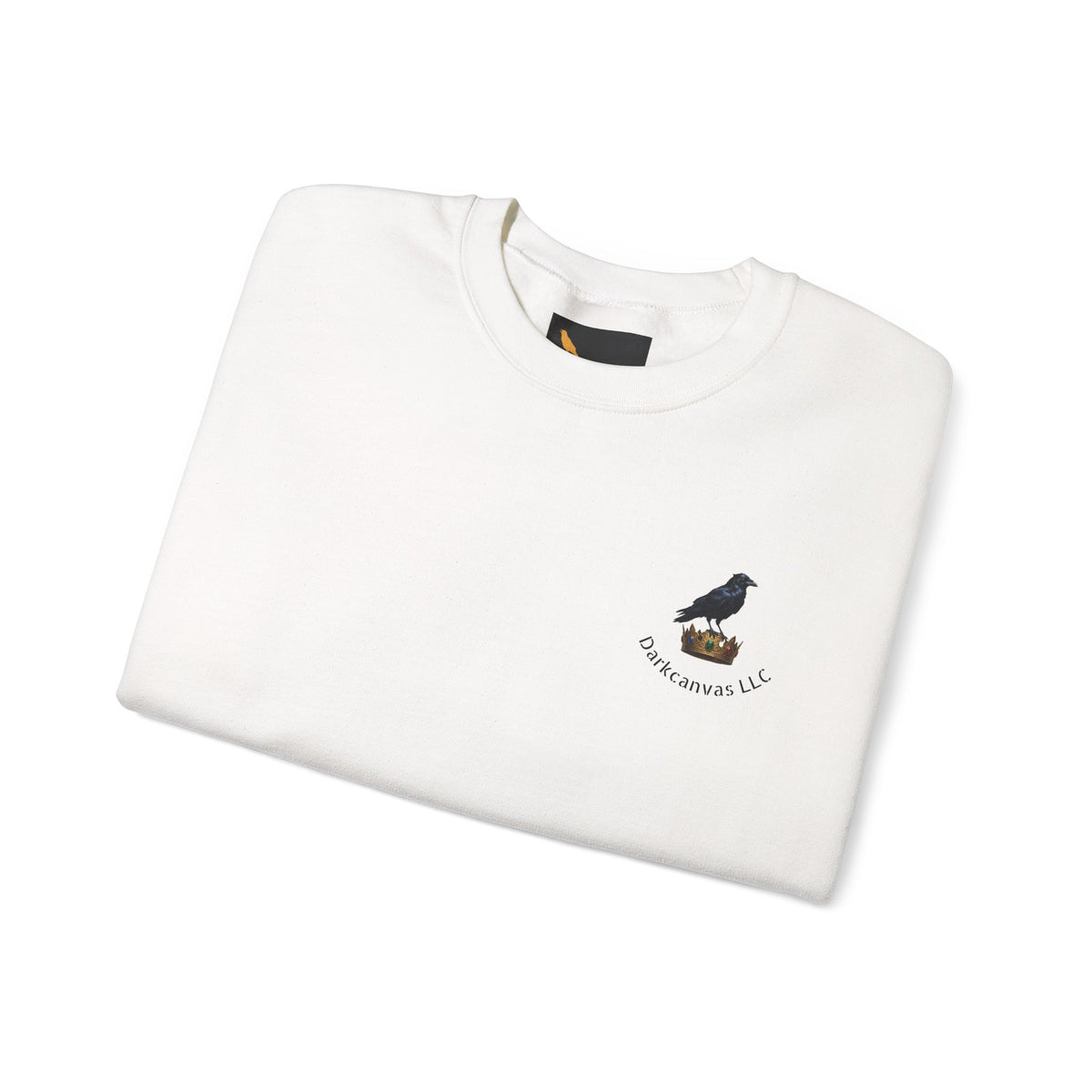 Crewneck Sweatshirt — Raven Skull Graphic Crewneck (Canvas LLC)