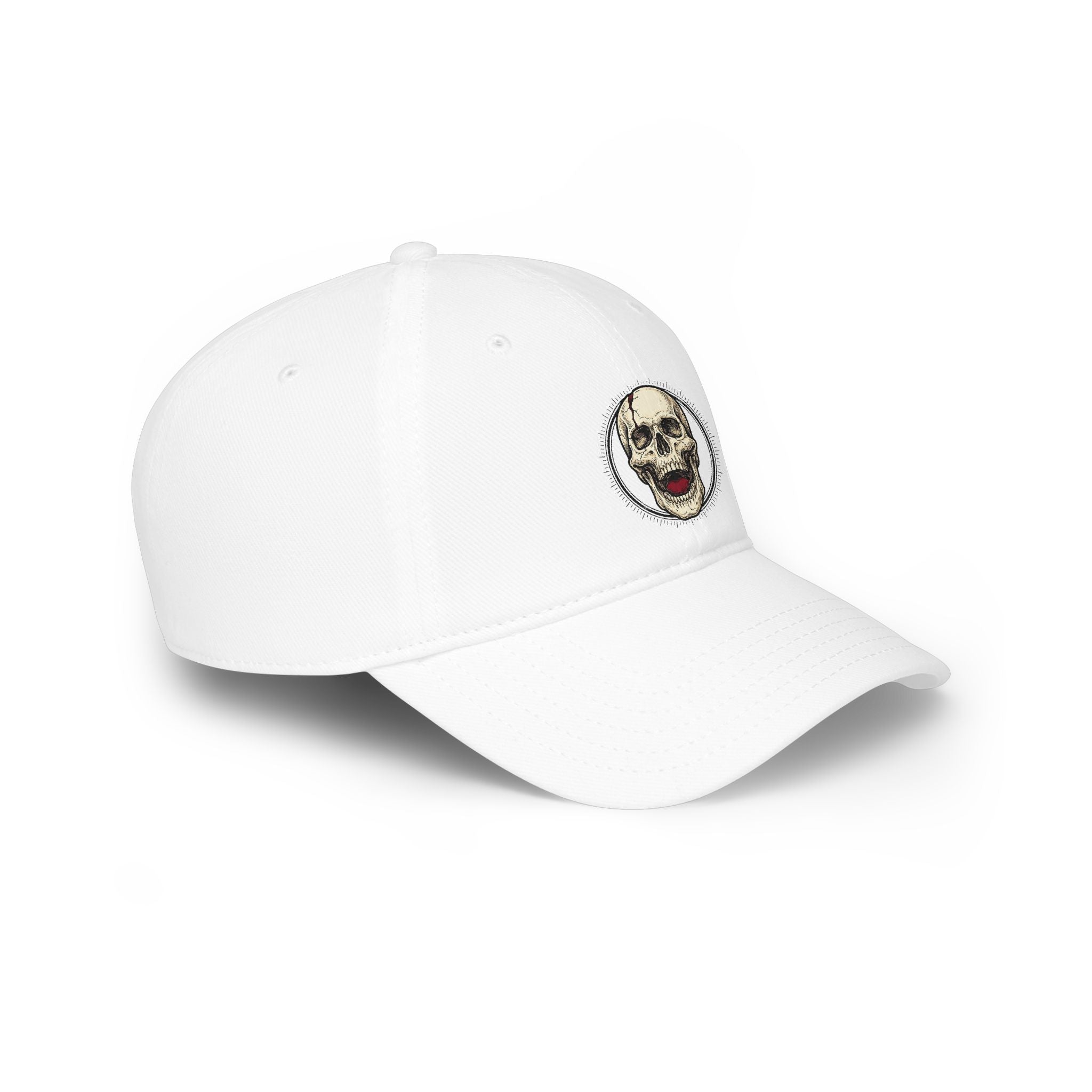 Gothic Skull Low Profile Baseball Cap