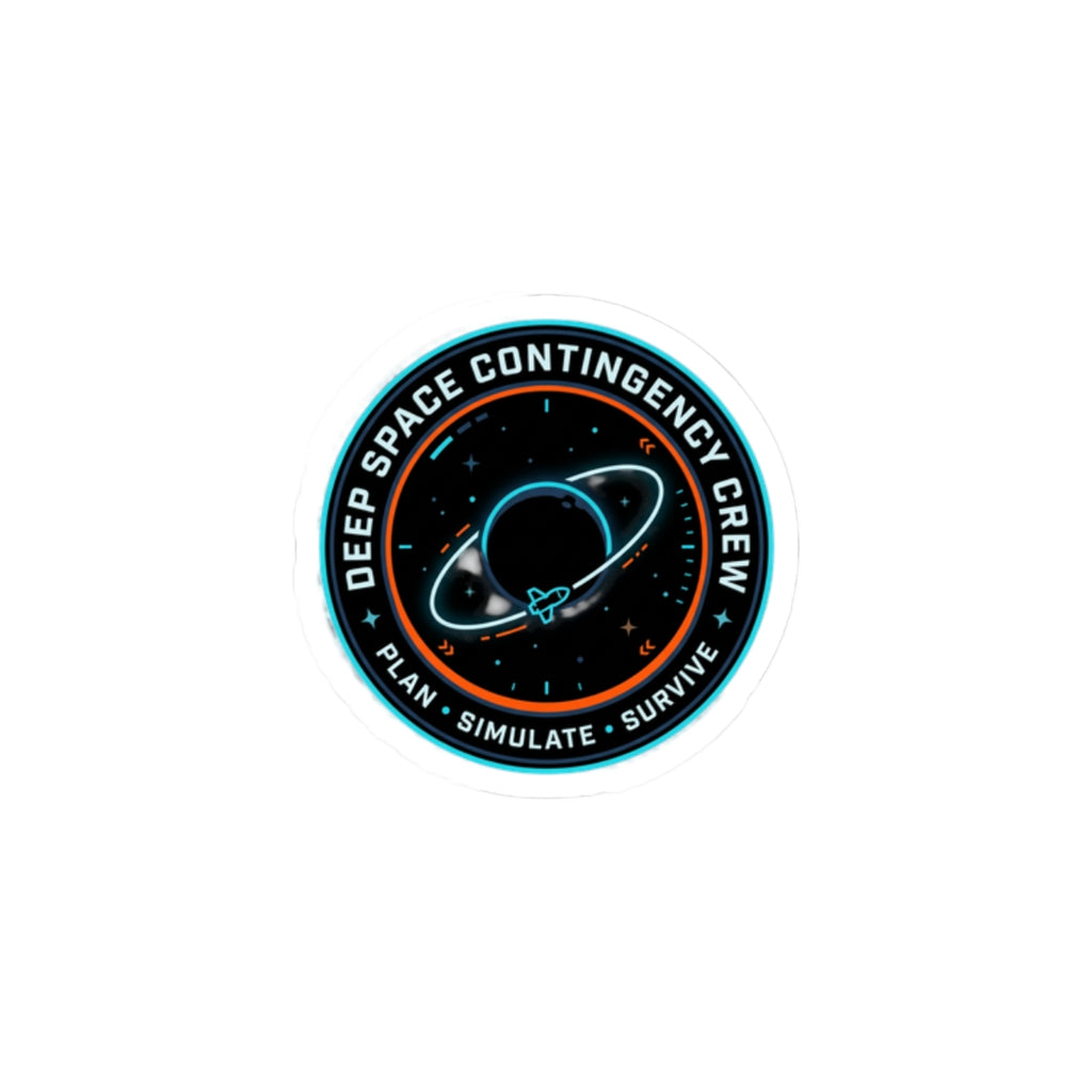Deep Space Contingency Crew Kiss-Cut Stickers | mission patch, hard sci-fi