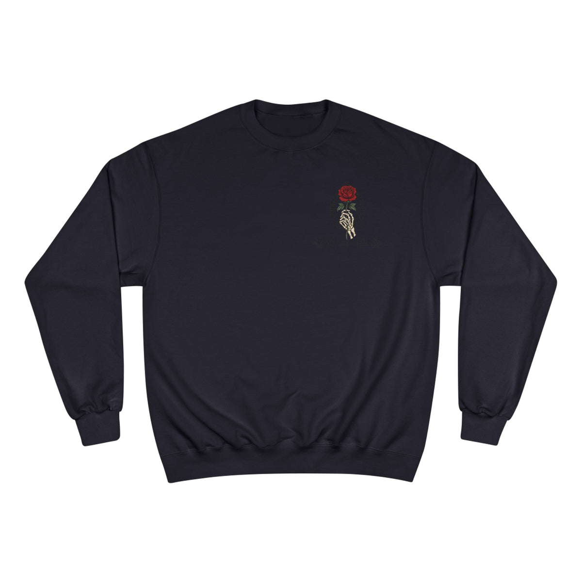 Skull Ribs Champion Sweatshirt — DarkCanvas LLC Graphic Crewneck