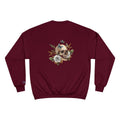 Gothic Skull & Roses Champion Sweatshirt — King Sleeve Design