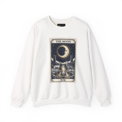 Moon Tarot Card Sweatshirt — Mystical Moon Tarot Crewneck