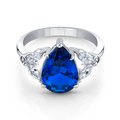 Sapphire Blue Classic Ring