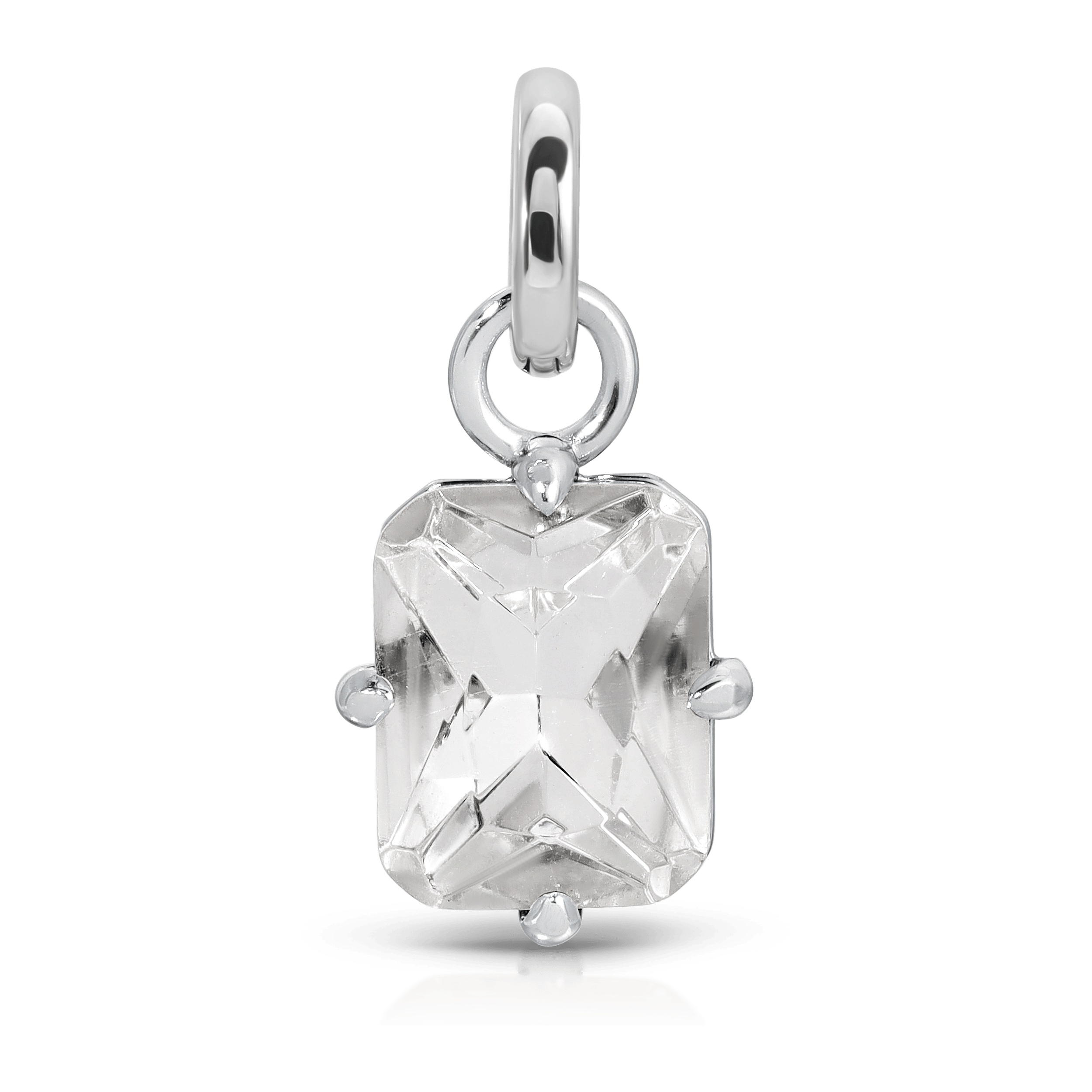 April Diamond Birthstone Charm - Emerald